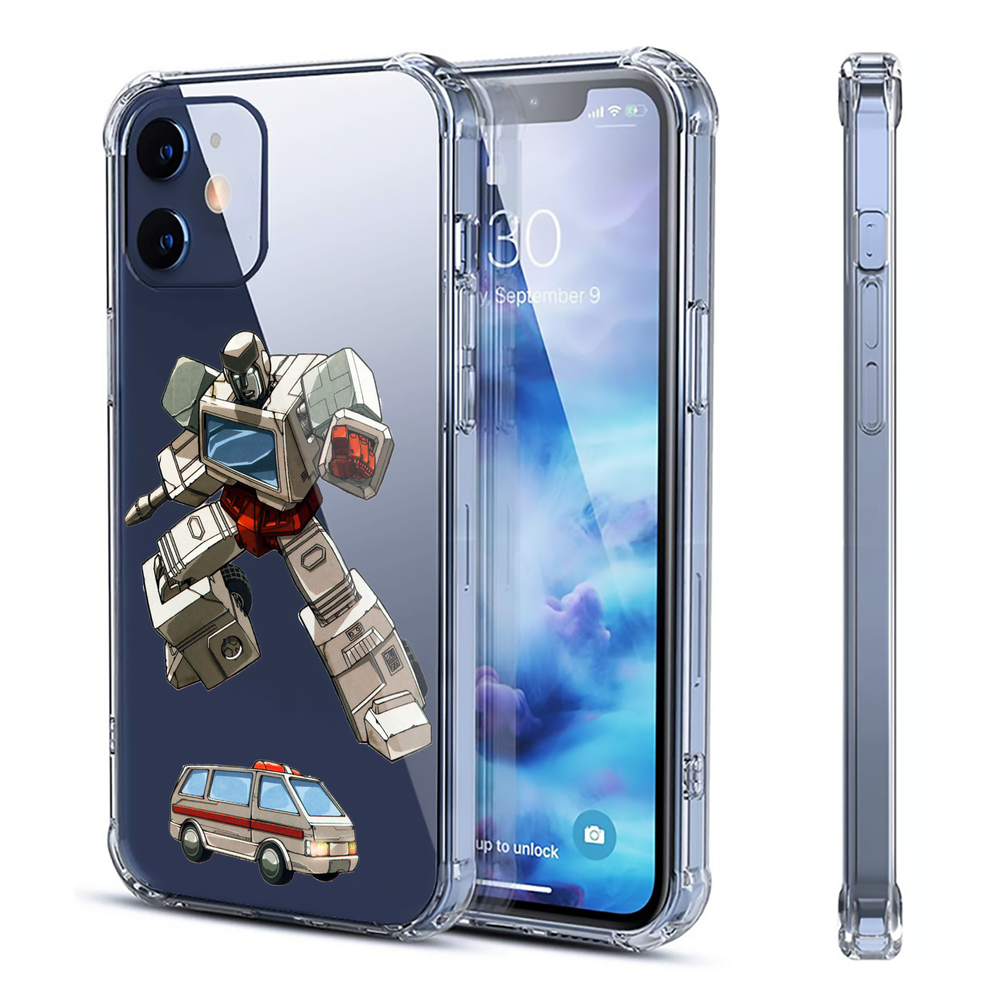 （画像用）  【iPhone 12シリーズ対応】透明スマホケース（クリアソフトケース）